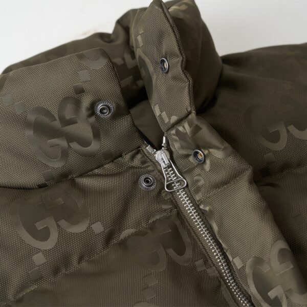 GUCCI Jumbo Canvas Down Green Jacket – GCJ050 - Image 6