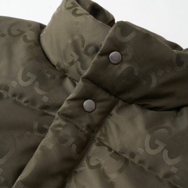 GUCCI Jumbo Canvas Down Green Jacket – GCJ050 - Image 7
