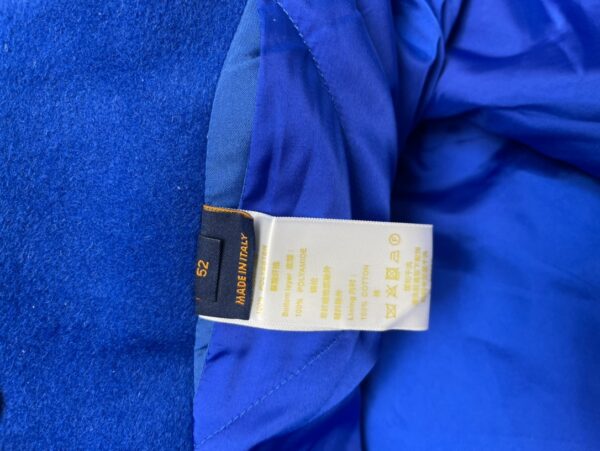 LOUIS VUITTON EMBROIDERED VARSITY BLUE COAT – LVC044 - Image 6