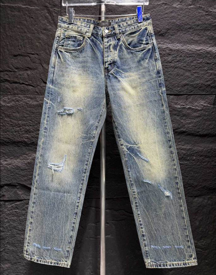 Amiri Rip Blue Jeans – AMIJ036