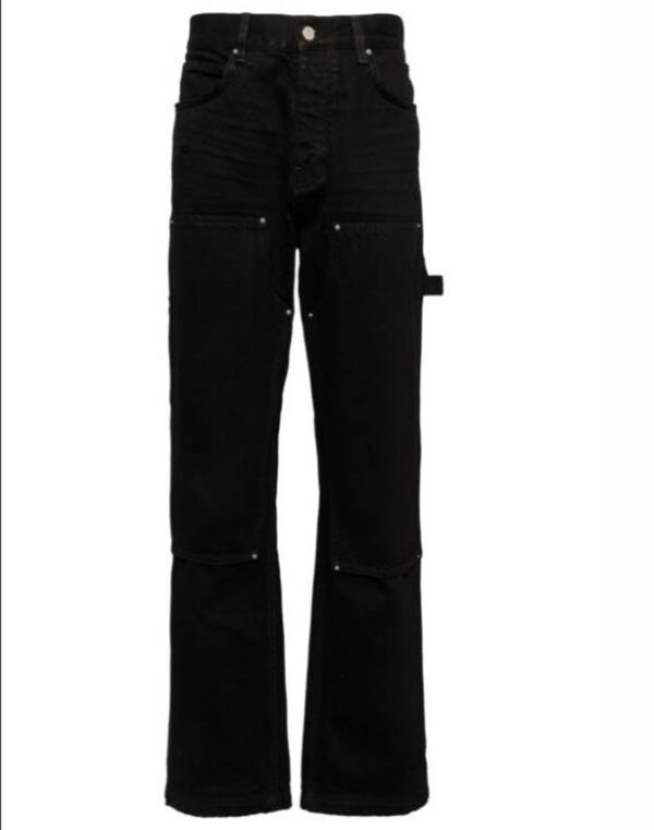 Amiri Double Knee Black Jeans – AMIJ040