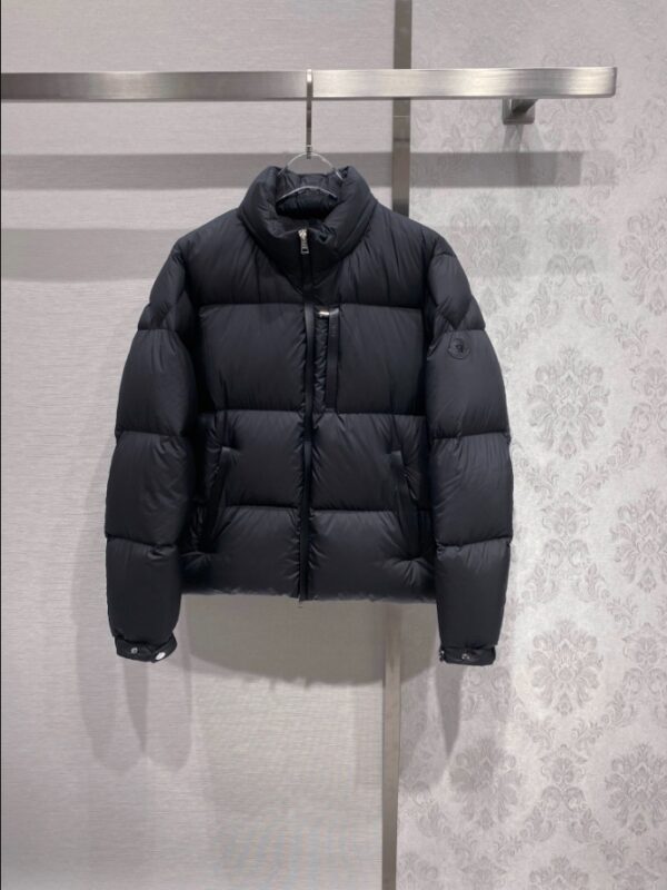 MONCLER Winter Puffer Black Coat – MC145 - Image 7
