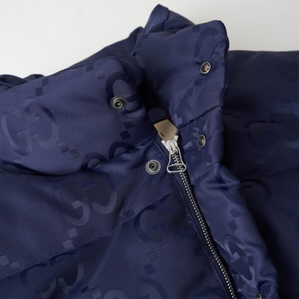 GUCCI Jumbo Canvas Down Blue Jacket – GCJ051 - Image 7