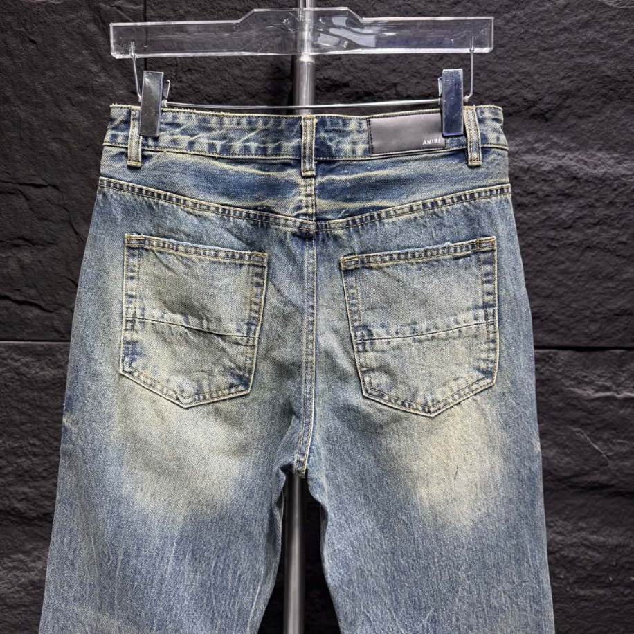 Amiri Rip Blue Jeans – AMIJ036 - Image 4