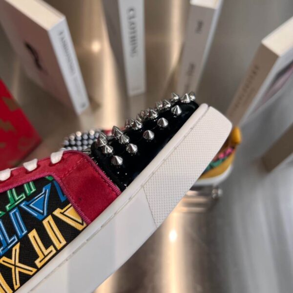 Christian Louboutin Louis Junior Spikes Multicolor Sneaker – CLS043 - Image 6