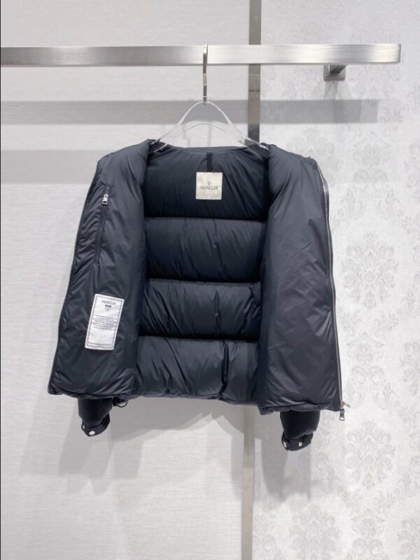 MONCLER Winter Puffer Black Coat – MC145 - Image 6
