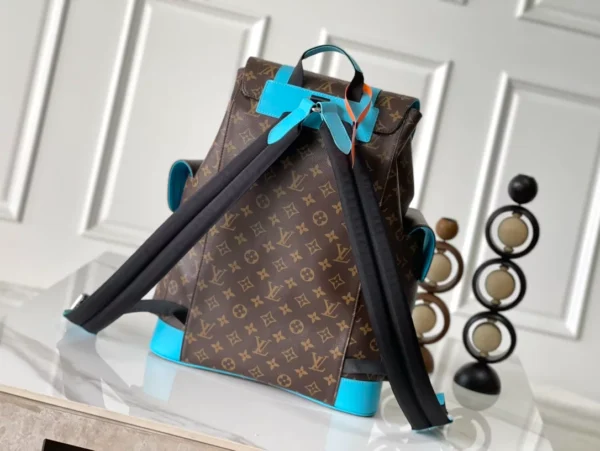 Christopher MM Backpack in Monogram Macassar Canvas - LW157 - Image 3