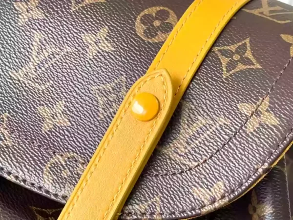 Christopher MM Backpack in Saffron Yellow Monogram Macassar Coated Canvas - LW156 - Image 9