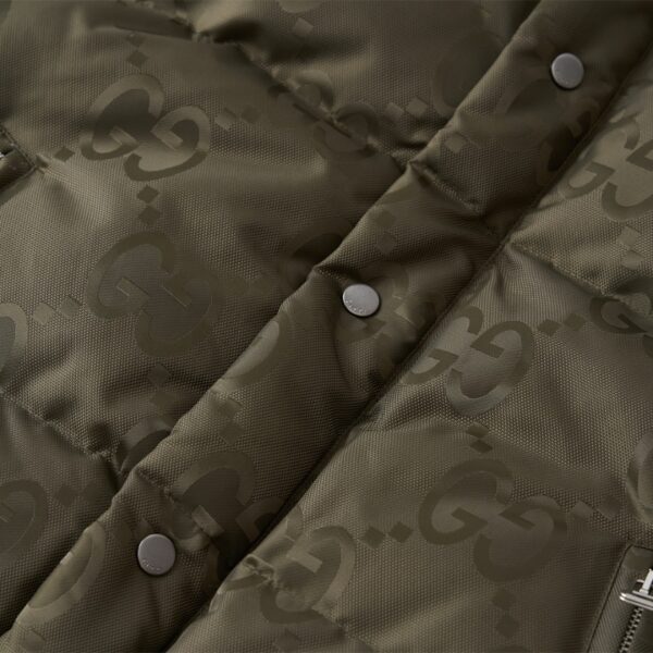 GUCCI Jumbo Canvas Down Green Jacket – GCJ050 - Image 3