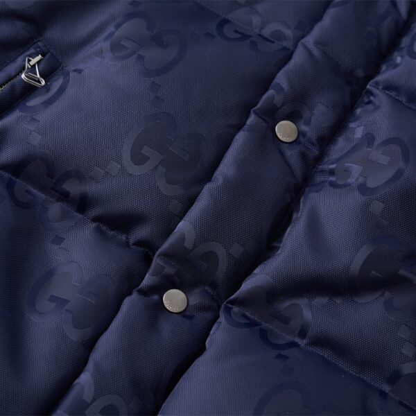 GUCCI Jumbo Canvas Down Blue Jacket – GCJ051 - Image 3