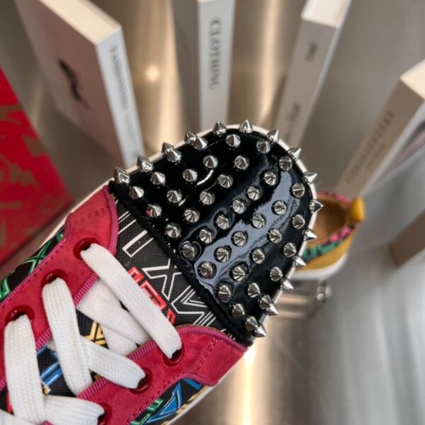Christian Louboutin Louis Junior Spikes Multicolor Sneaker – CLS043 - Image 3