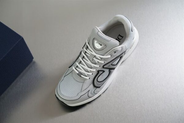 DIOR B30 SNEAKER GRAY MESH AND TECHNICAL FABRIC – DO073 - Image 6