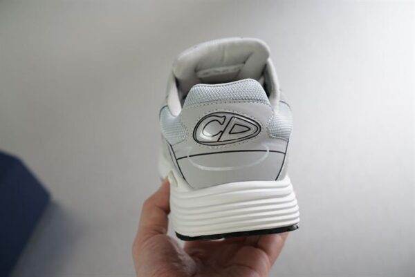 DIOR B30 SNEAKER GRAY MESH AND TECHNICAL FABRIC – DO073 - Image 9