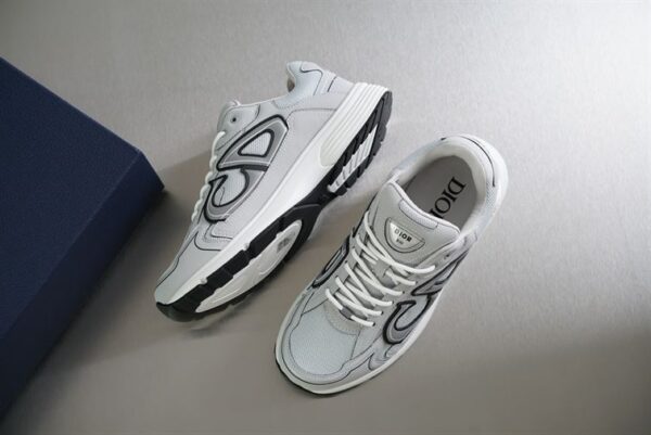DIOR B30 SNEAKER GRAY MESH AND TECHNICAL FABRIC – DO073 - Image 2