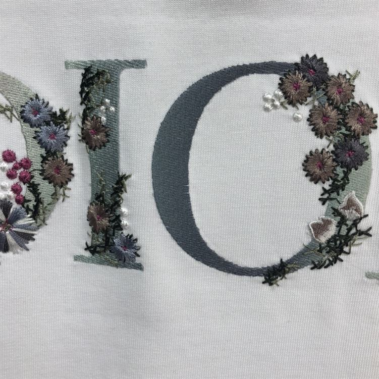 DIOR FLOWER LOGO T-SHIRT – DOT005 - Image 6