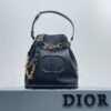 DIOR MEDIUM C EST DIOR BAG BLACK CD EMBOSSED CALFSKIN - DOB042