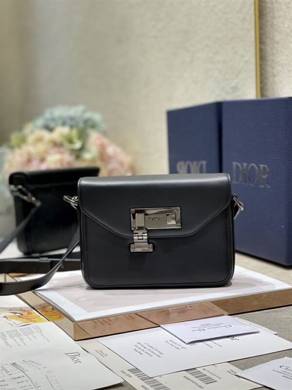 DIOR MESSENGER POUCH OBLIQUE GALAXY BLACK - DOB081