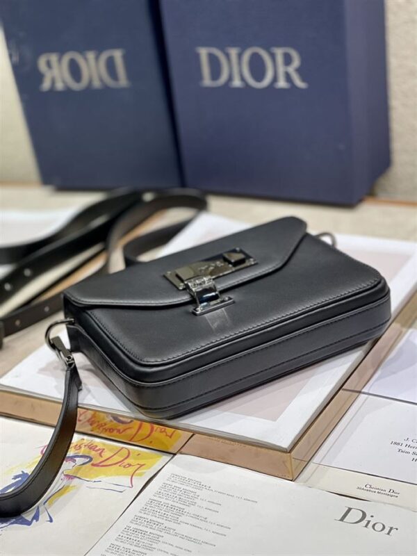 DIOR MESSENGER POUCH OBLIQUE GALAXY BLACK - DOB081 - Image 3