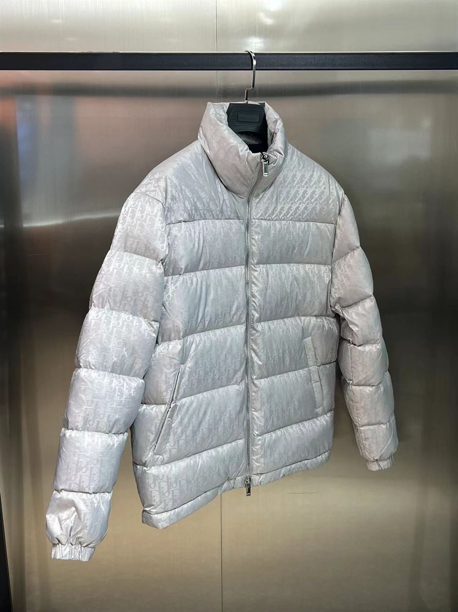 DIOR OBLIQUE DOWN JACKET TECHNICAL JACQUARD – DRC020 - Image 3