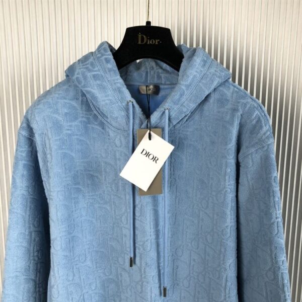 DIOR OBLIQUE HOODED SWEATSHIRT RELAXED FIT – DOS023 - Image 4