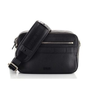 DIOR SAFARI MESSENGER BAG LEATHER BLACK - DIO013