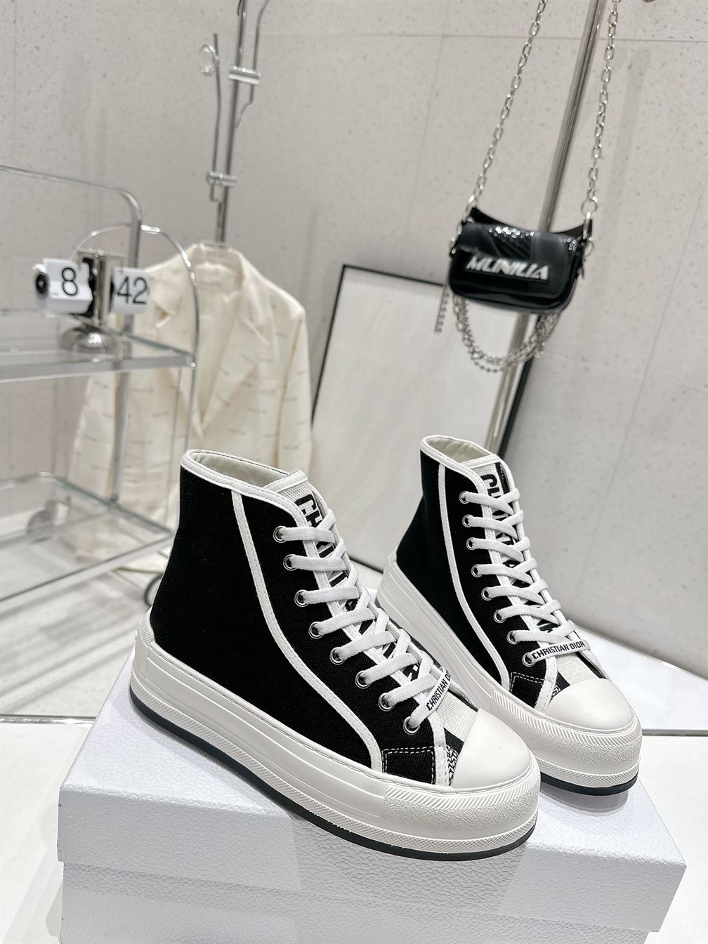 DIOR WALK'N'DIOR HIGH-TOP PLATFORM SNEAKER – DO117 - Image 3