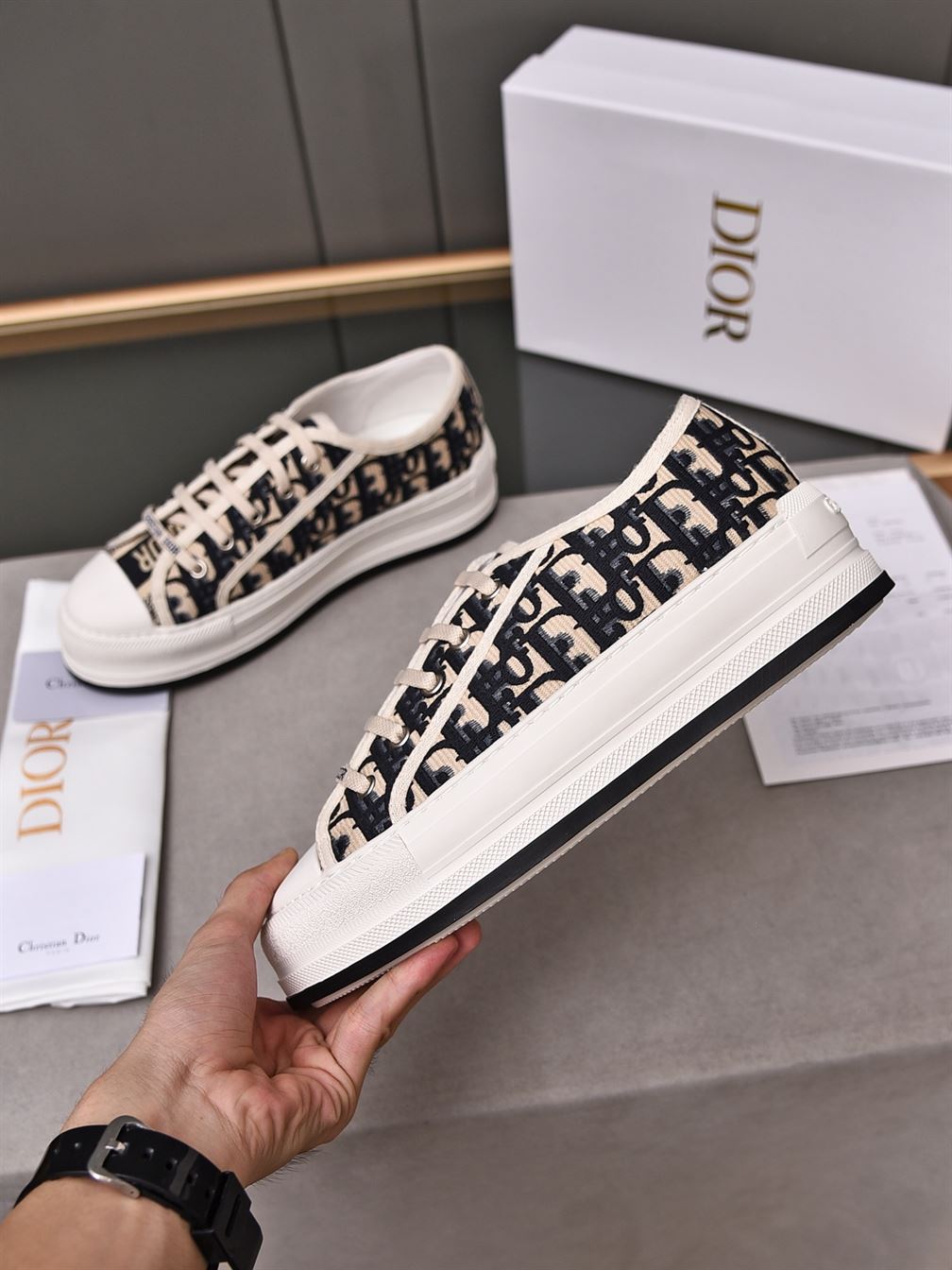 DIOR WALK'N'DIOR PLATFORM LOW-TOP SNEAKER – DO143 - Image 6