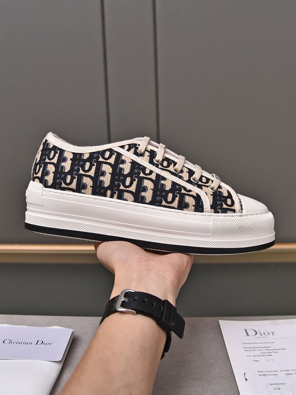 DIOR WALK'N'DIOR PLATFORM LOW-TOP SNEAKER – DO143 - Image 7