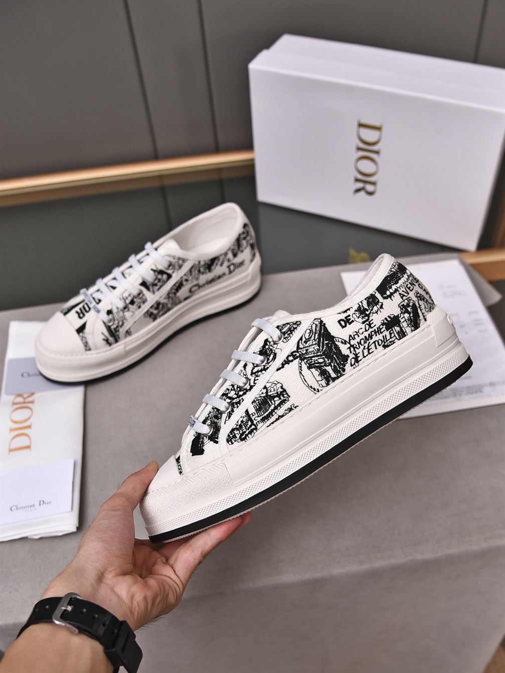 DIOR WALK'N'DIOR PLATFORM LOW-TOP SNEAKER – DO145 - Image 3