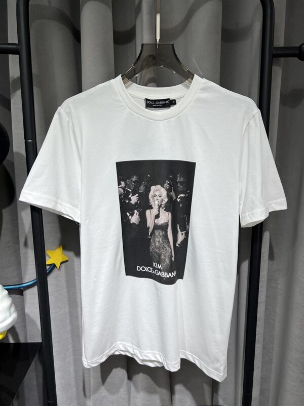 DOLCE & GABBANA CIAO KIM ICE CREAM-PRINT T-SHIRT – DT013 - Image 4