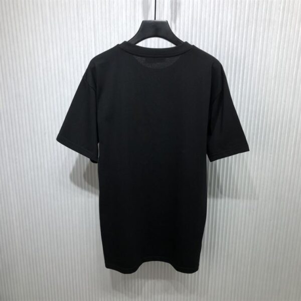 DOLCE &GABBANA COTTON T-SHIRT WITH METALLIC DG LOGO – DT015 - Image 3