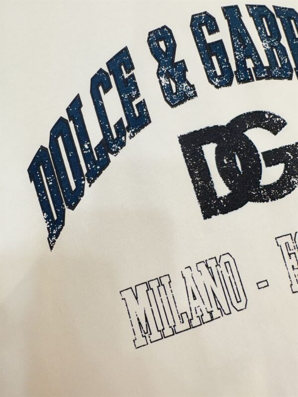 DOLCE & GABBANA COTTON T-SHIRT WITH PRINT – DT003 - Image 4