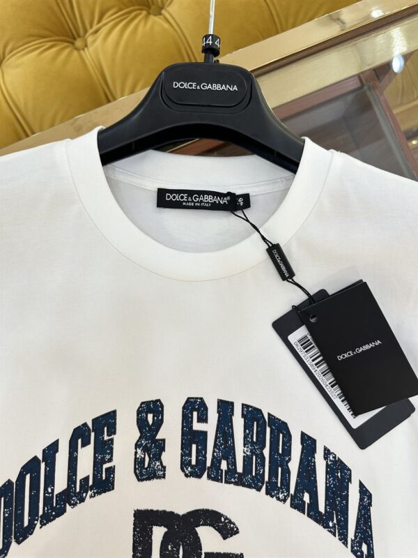 DOLCE & GABBANA COTTON T-SHIRT WITH PRINT – DT003 - Image 5
