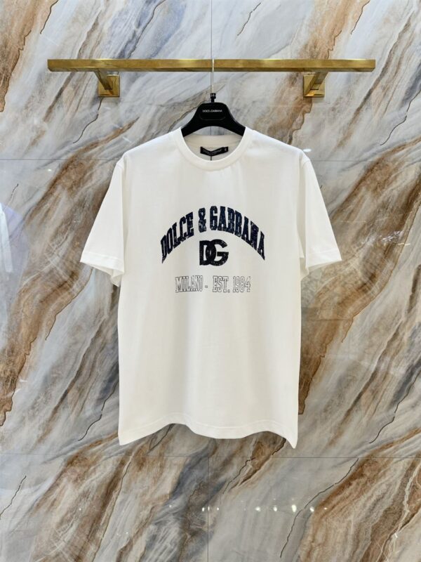 DOLCE & GABBANA COTTON T-SHIRT WITH PRINT – DT003 - Image 2