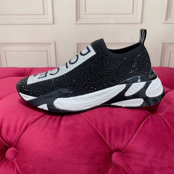 DOLCE & GABBANA FAST SNEAKERS WITH RHINESTONES – DG043 - Image 5