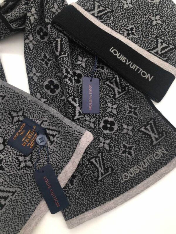 Louis Vuitton Monogram Eclipse Grey Hats - LVC014 - Image 2