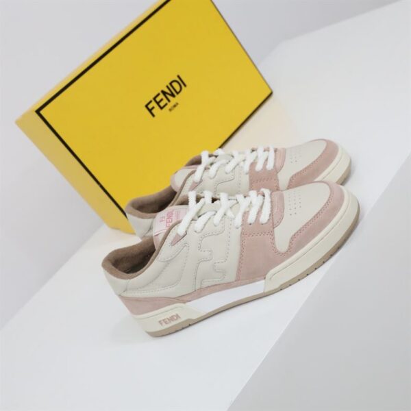 FENDI MATCH LOW TOPS IN PINK SUEDE – FDS014 - Image 2