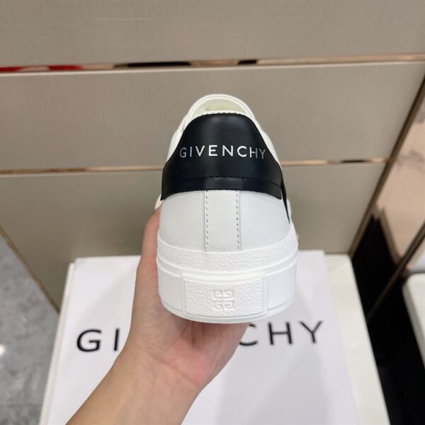GIVENCHY CITY SPORT SNEAKERS IN LEATHER WITH DOUBLE WEBBING STRAP – GVC008 - Image 7
