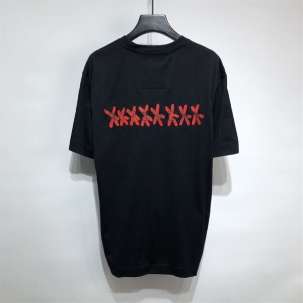 GIVENCHY SLIM FIT T-SHIRT IN JERSEY WITH TAG EFFECT PRINT – GTS002 - Image 3