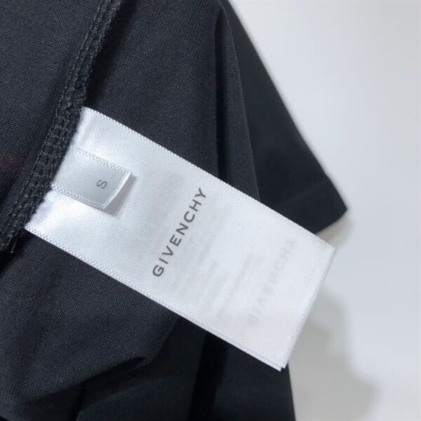GIVENCHY SLIM FIT T-SHIRT IN JERSEY WITH TAG EFFECT PRINT – GTS002 - Image 4