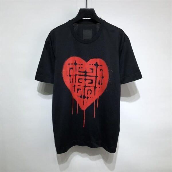 GIVENCHY SLIM FIT T-SHIRT IN JERSEY WITH TAG EFFECT PRINT – GTS002 - Image 2