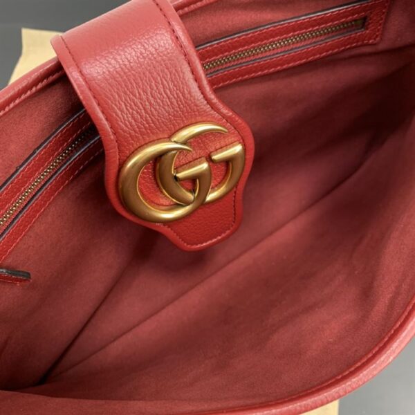 GUCCI APHRODITE MEDIUM SHOULDER BAG IN HIBISCUS RED LEATHER - GB45 - Image 7