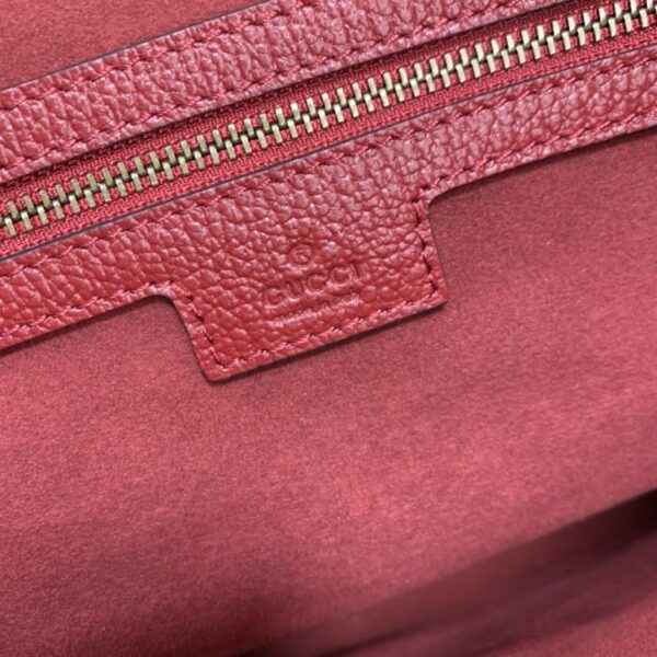 GUCCI APHRODITE MEDIUM SHOULDER BAG IN HIBISCUS RED LEATHER - GB45 - Image 5