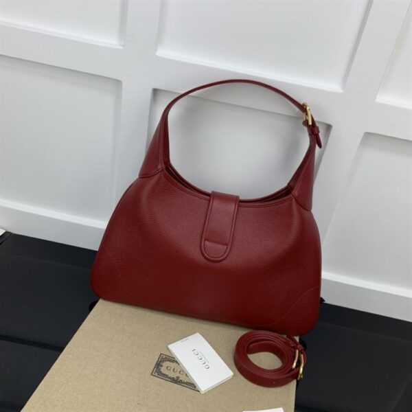 GUCCI APHRODITE MEDIUM SHOULDER BAG IN HIBISCUS RED LEATHER - GB45 - Image 2
