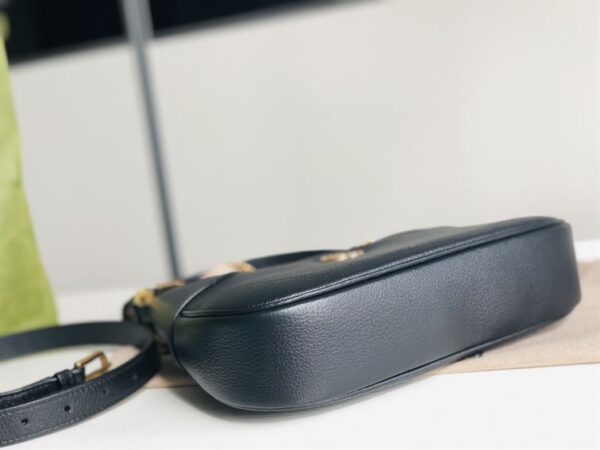 GUCCI APHRODITE SMALL SHOULDER BAG IN BLACK LEATHER - GB41 - Image 4
