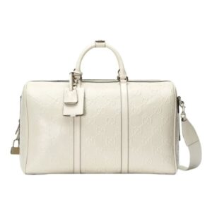 GUCCI GG EMBOSSED DUFFLE BAG - BG015