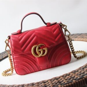 GUCCI GG MARMONT MINI TOP HANDLE BAG - GB84