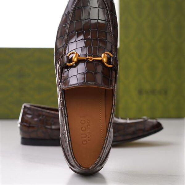 GUCCI JORDAAN CROCODILE LOAFER – GL014 - Image 4