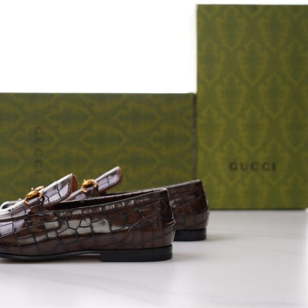 GUCCI JORDAAN CROCODILE LOAFER – GL014 - Image 5