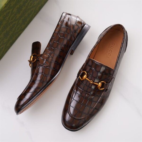 GUCCI JORDAAN CROCODILE LOAFER – GL014 - Image 3